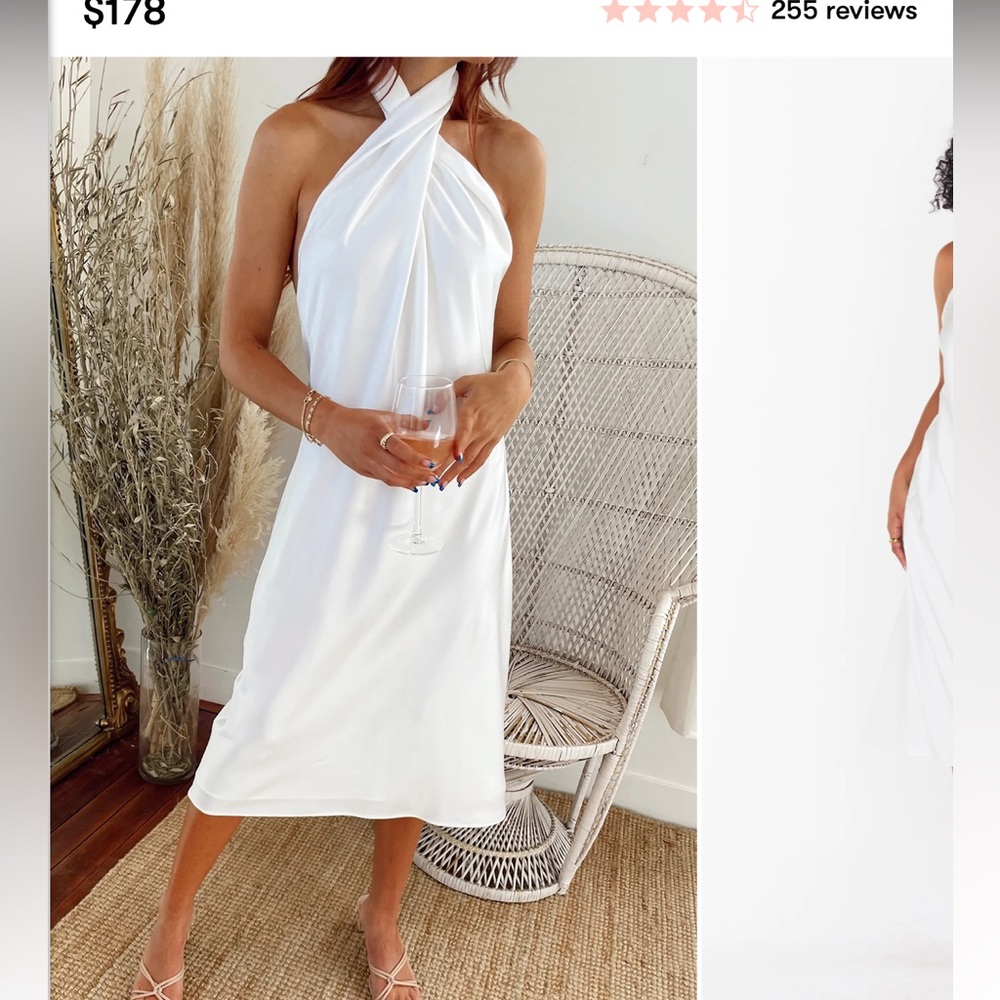 Jasmine Halter Midi XXL Worn Once